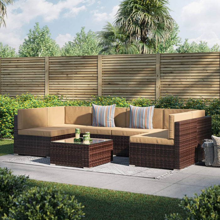 Outdoor Sectional Sofa Set