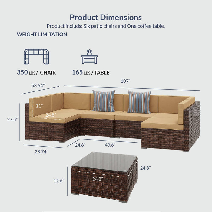 Outdoor Sectional Sofa Set