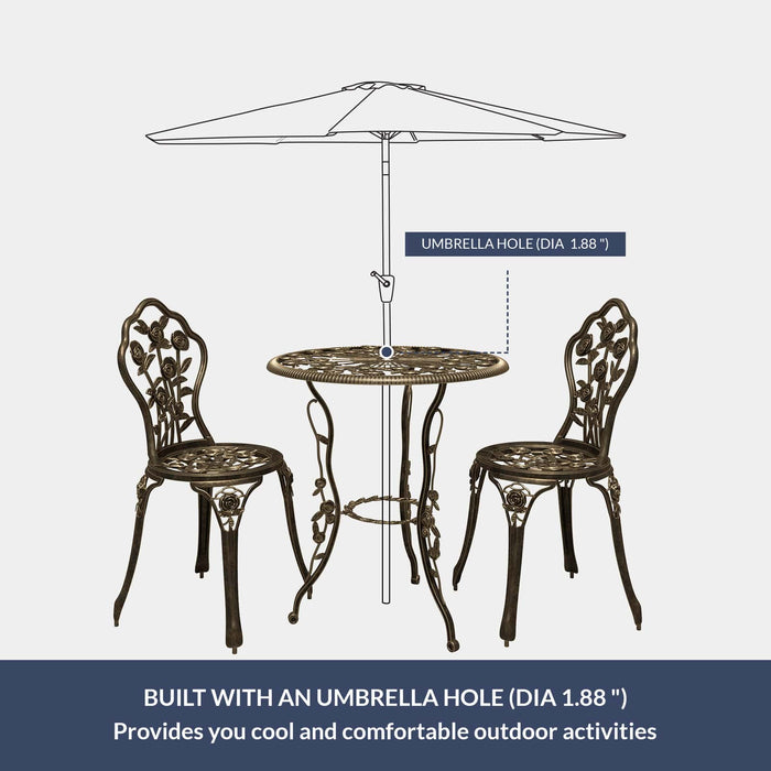 Rose Outdoor Bistro Set