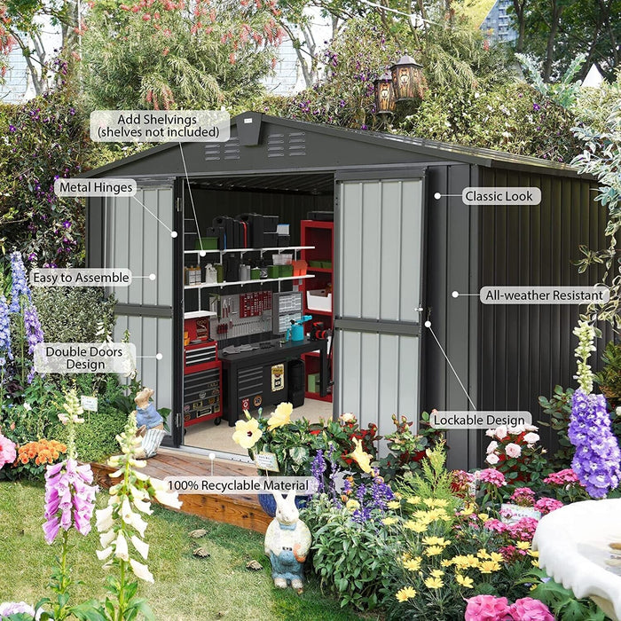 Metal Outdoor Storage Shed