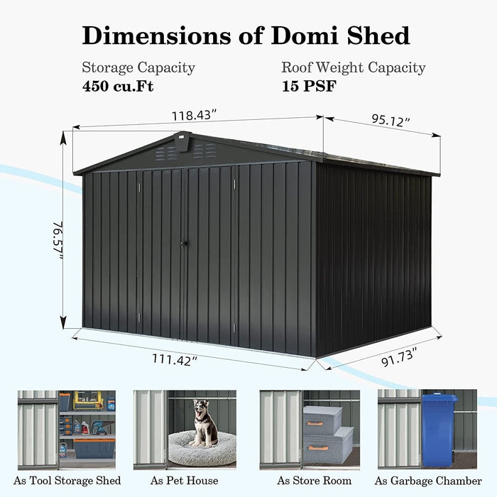 Metal Outdoor Storage Shed