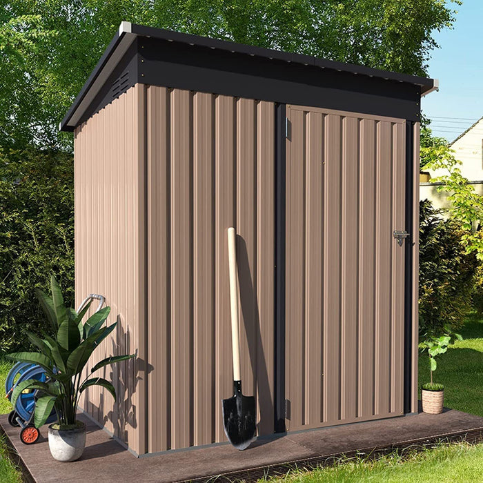 5' x 3' Metal Storage Shed