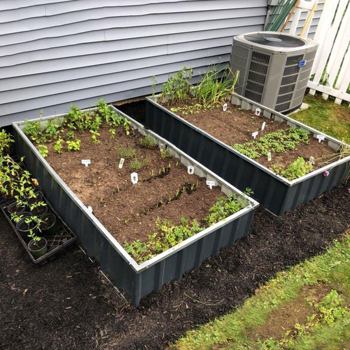 Rectangular Metal Raised Garden Bed