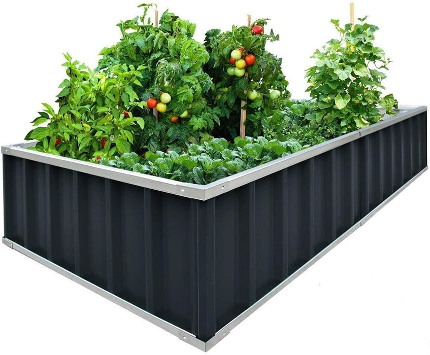 Rectangular Metal Raised Garden Bed