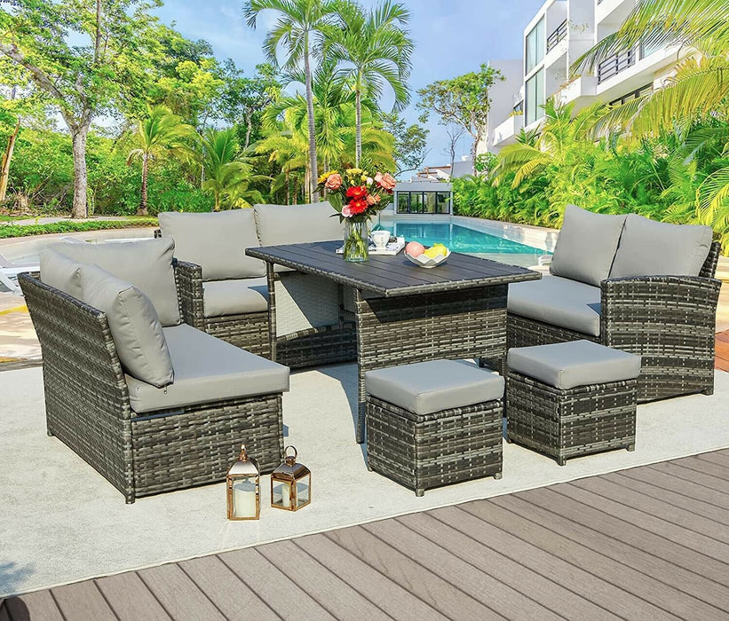 Outdoor Sectional With Table