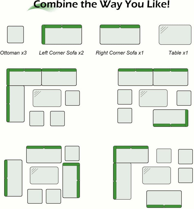 Outdoor Sectional With Table